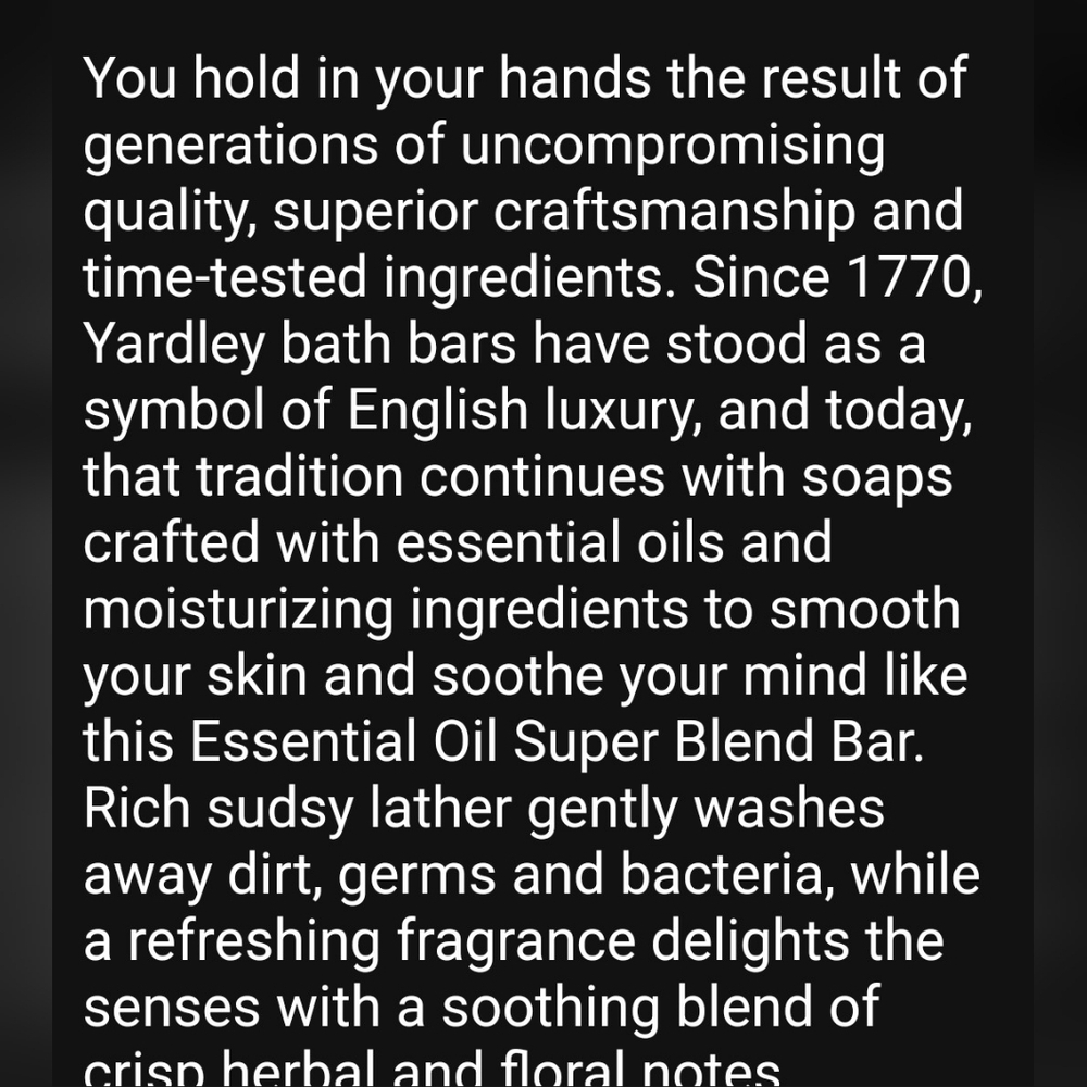 3 Bars of yardley of London Essential Oils Soap Super Blend Sensitive Skin Aroma - Picture 7 of 10